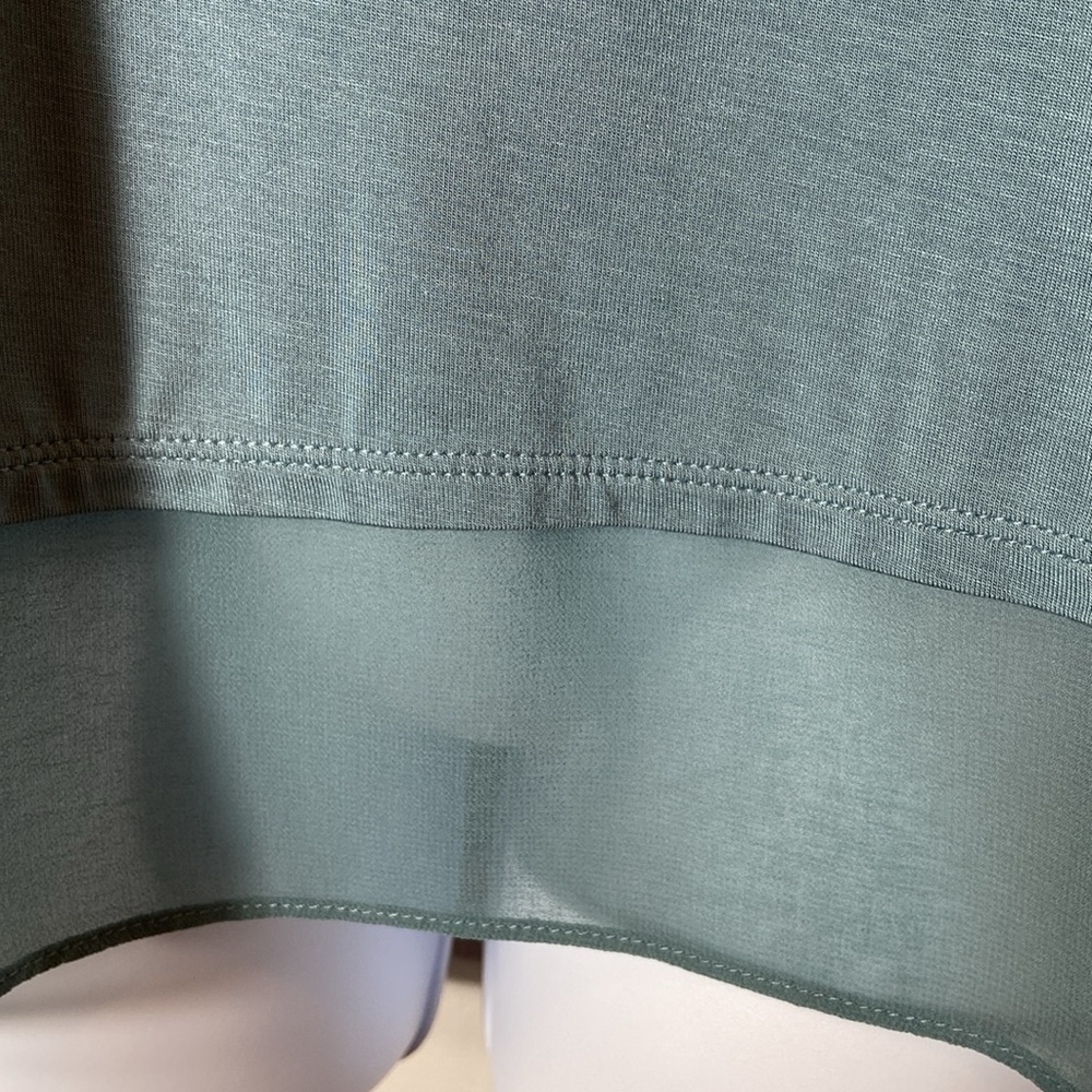 MarlaWynne Mixed Media Tank, Sea Blue, Large, NWT - Picture 3 of 8